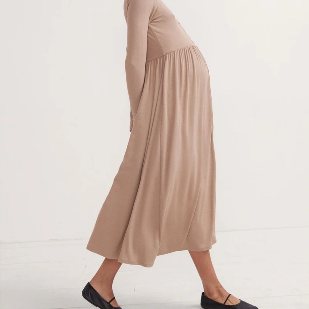 NWT - Hatch The Softest Rib Nursing Dress - Driftwood Size 2